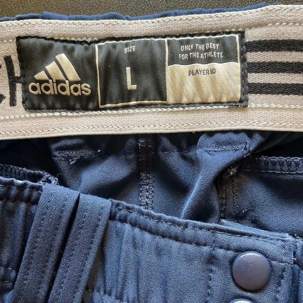 Adidas Baseball Knicker Pants Navy Red White Athletic Youth Large